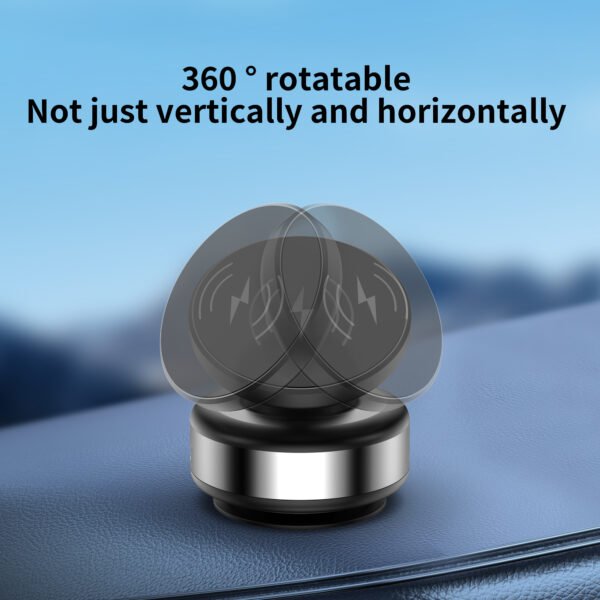 【MagHold X9C】Electric Vacuum Suction Magnetic Rotating Wireless Charging Car Phone Holder - Image 3